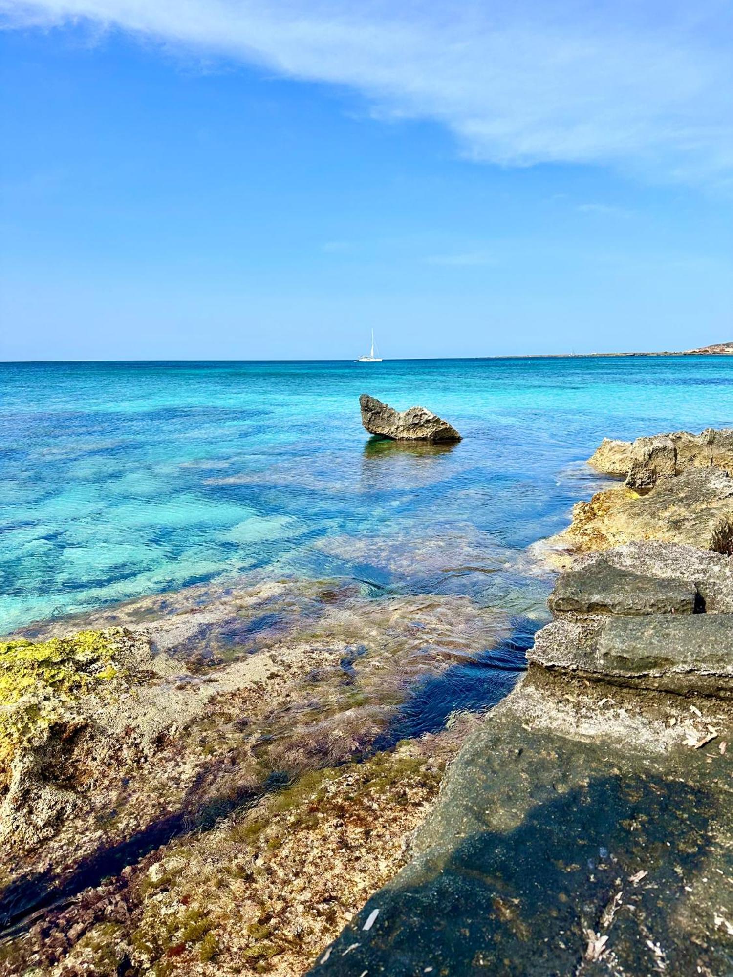 La Casetta Di Glenda A Favignana Bagian luar foto